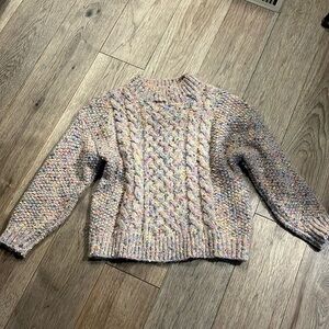 HARPER | cable knit sweater, size small